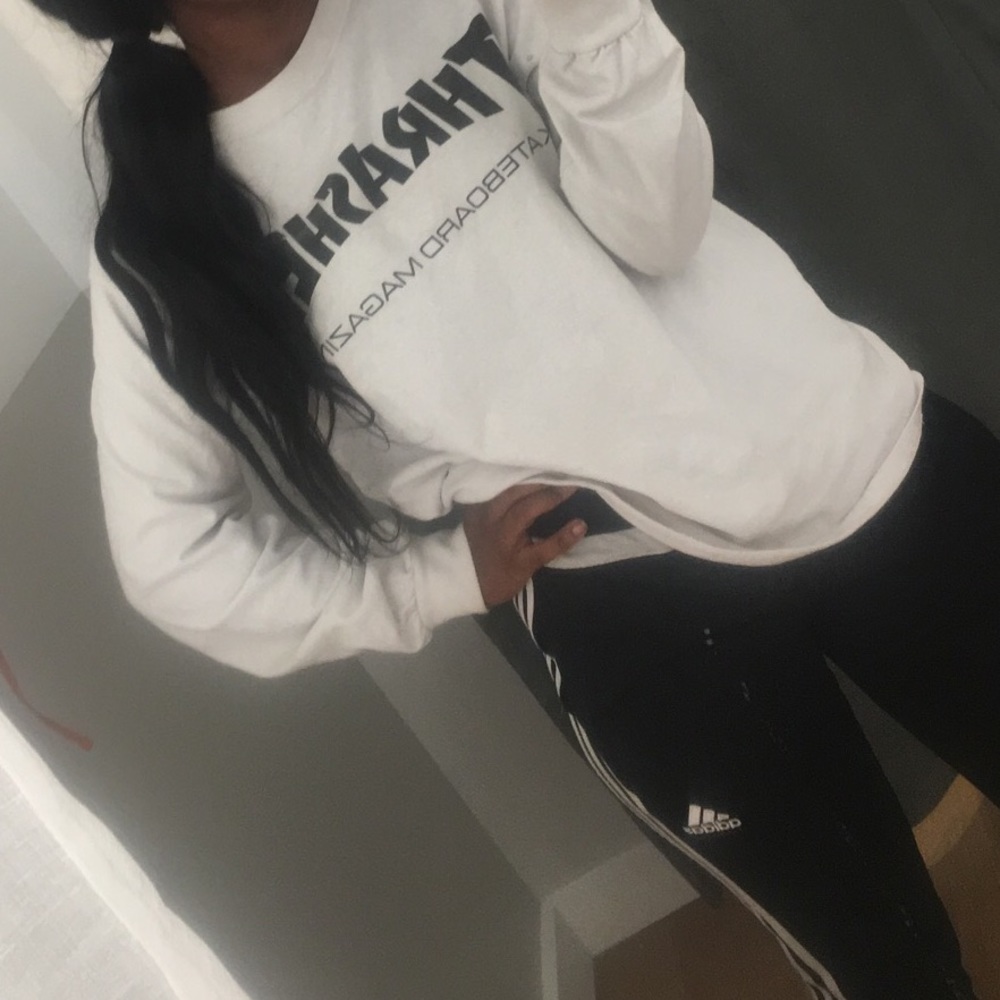 Long sleeve thrasher shirt.